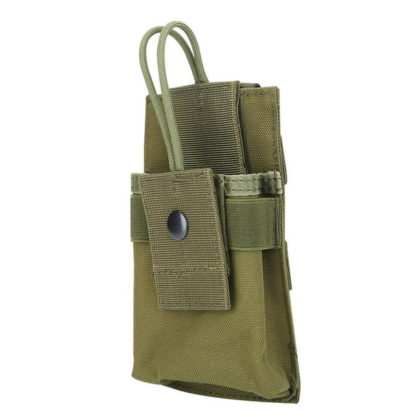 Multi-Function Radio Holder or Portable Nylon Walkie Talkie Bag Pouch Radio Holder Case for Molle Vest Radio Holder Belt and Bag